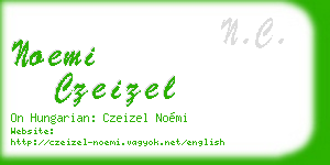 noemi czeizel business card